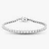 Photo 2 - Bracelets Sterling Silver 1.00ct Diamond Tennis Bracelet TH0122520