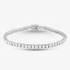 Photo 2 - Bracelets 18ct White Gold 5.53ct Brilliant Cut Diamond Tennis Bracelet BHOJX