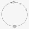 Ladies My Happy Hearts 18ct White Gold Diamond Bracelet 85A086-1091 (18CM) - Photo 3 - Bracelets Ladies My Happy Hearts 18ct White Gold Diamond Bracelet 85A086-1091 (18CM)