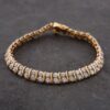 Photo 2 - Bracelets 9ct Yellow Gold 2.00ct Diamond 2 Row 7 Inch Bracelet 41281192