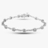 Photo 2 - Bracelets 9ct White Gold 1.00ct Brilliant Cut Diamond Bracelet 43070025