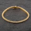 9ct Yellow Gold 3.00ct Brilliant Cut Diamond 7 Inch Bracelet 4307095 - Photo 3 - Bracelets 9ct Yellow Gold 3.00ct Brilliant Cut Diamond 7 Inch Bracelet 4307095
