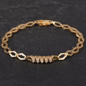 Photo 23 - Bracelets 14ct Yellow Gold 7 Inch Diamond Bracelet 4307099