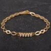 14ct Yellow Gold 7 Inch Diamond Bracelet 4307101 - Photo 3 - Bracelets 14ct Yellow Gold 7 Inch Diamond Bracelet 4307101