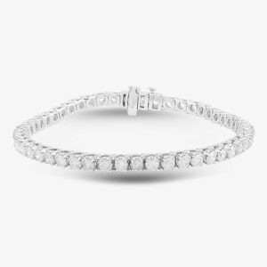 Photo 3 - Bracelets 14ct White Gold 5.00ct Brilliant Cut Diamond Tennis Bracelet 4307126