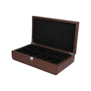 Photo 3 - Watch Boxes Black Series 12 Piece Leather Watch Box – Brown