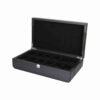 Black Series 12 Piece Leather Watch Box – Carbon Fibre - Photo 3 - Watch Boxes Black Series 12 Piece Leather Watch Box – Carbon Fibre