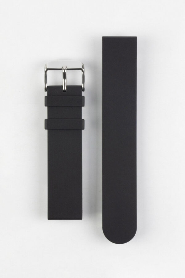 Photo 1 - Straps Self-Punch Rubber Watch Strap in BLACK