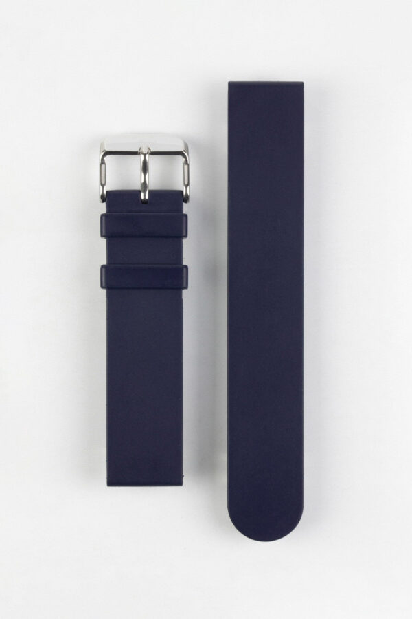 Photo 1 - Straps Self-Punch Rubber Watch Strap in DARK BLUE