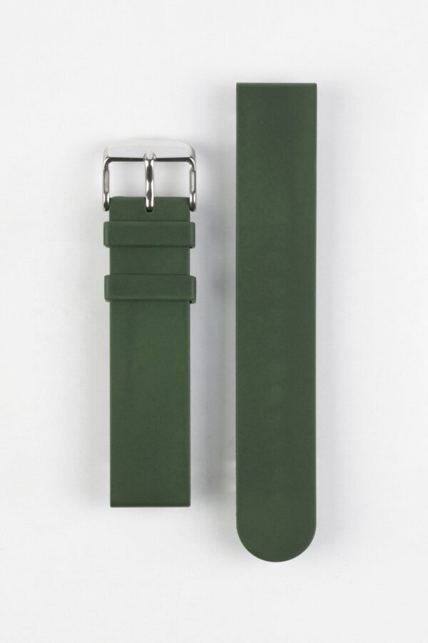 Photo 1 - Straps Self-Punch Rubber Watch Strap in DARK GREEN