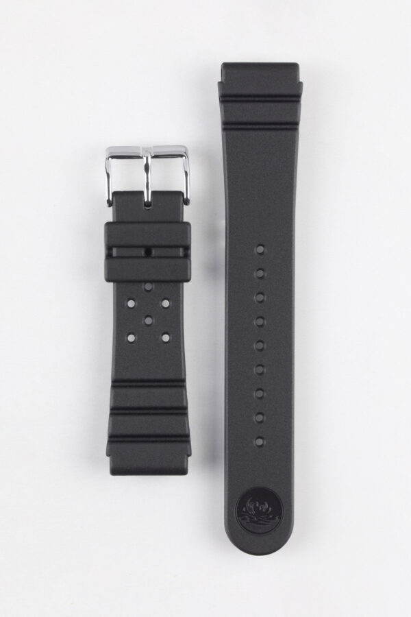 Photo 1 - Straps Premium Rubber Sports Watch Strap in BLACK