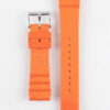 Photo 3 - Straps Premium Rubber Sports Watch Strap in FADED ORANGE