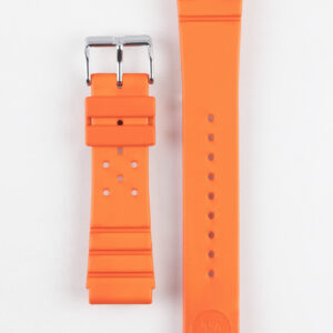 Photo 13 - Straps Premium Rubber Sports Watch Strap in FADED ORANGE