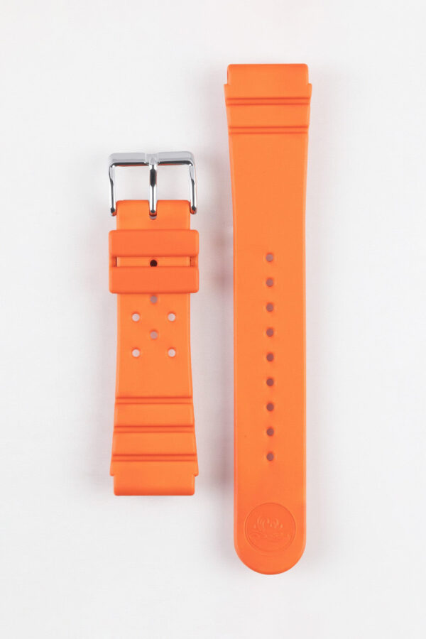 Photo 1 - Straps Premium Rubber Sports Watch Strap in FADED ORANGE