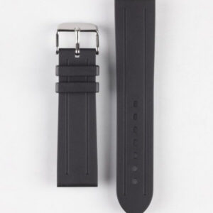 Photo 7 - Straps Premium Rubber Sports Watch Strap in BLACK