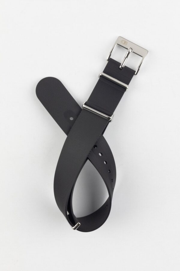 Photo 1 - Straps Premium Rubber One-Piece Watch Strap in BLACK