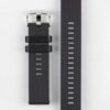 Photo 2 - Straps Wide-Tang Parallel Rubber Watch Strap in BLACK