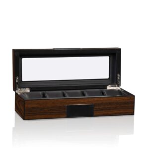 Photo 10 - Watch Boxes Monteray 5 Piece Watch Box – Walnut