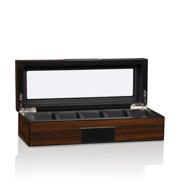 Photo 1 - Watch Boxes Monteray 5 Piece Watch Box – Walnut