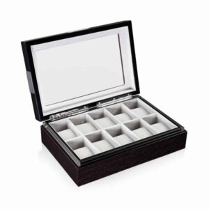 Photo 11 - Watch Boxes Executive 10 Piece Watch Box – Oak