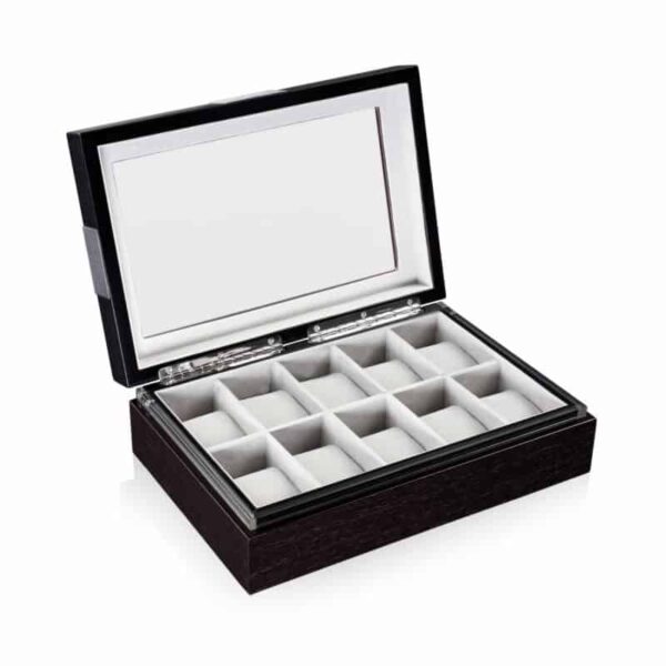 Photo 1 - Watch Boxes Executive 10 Piece Watch Box – Oak