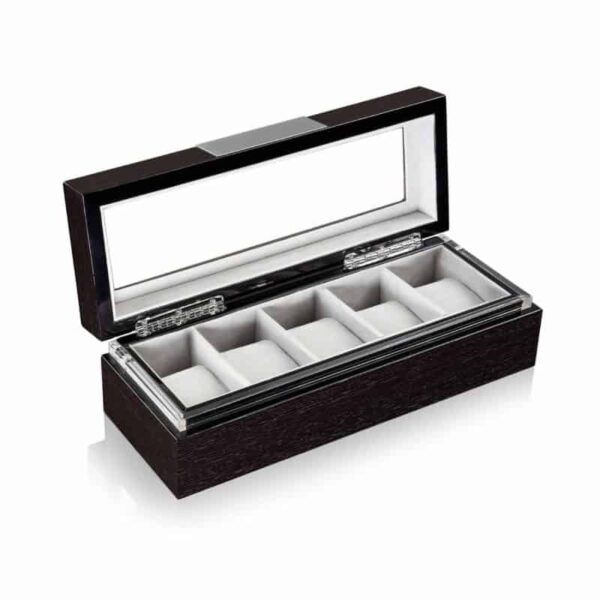 Photo 1 - Watch Boxes Executive 5 Piece Watch Box – Oak