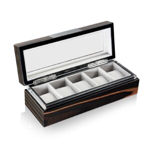 Photo 13 - Watch Boxes Executive 5 Piece Watch Box – Macassar