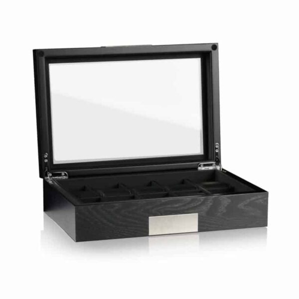 Photo 1 - Watch Boxes Monteray 10 Piece Watch Box – Ash Black