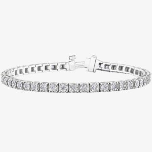 Photo 11 - Bracelets 9ct White Gold 2.00ct Diamond Tennis Bracelet BR988W/200-9